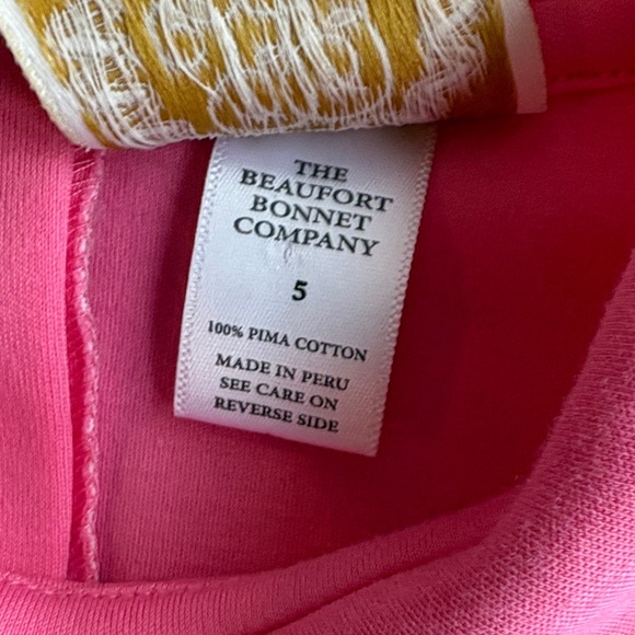 NWOT TBBC Girls Pink Shirt size 5 - Picture 3 of 4